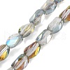 Electroplate Glass Beads Strands EGLA-L045-C-2