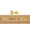 Iron Ribbon Crimp Ends IFIN-TAC001-06A-G-6