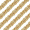 Polyester Braided Lace Ribbons OCOR-WH0060-73A-1