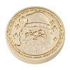 Christmas Series Wax Seal Brass Stamp Head AJEW-M037-01G-17-2