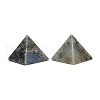 Natural Labradorite Orgonite Pyramid Display Decorations G-C186-07H-1