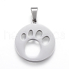 Non-Tarnish 304 Stainless Steel Pendants STAS-I086-04P-01-1