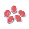 Porcelain Cabochons PORC-WH0002-03E-2