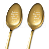 Stainless Steel Spoons Set AJEW-WH0253-004-1