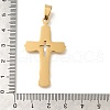 201 Stainless Steel Pendants STAS-R132-01G-03-3