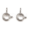 Brass Spring Ring Clasps KK-A257-13B-P-1