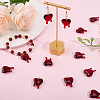 Beebeecraft 12Pcs Valentine's Day Transparent Resin Pendants RESI-BBC0001-02-4