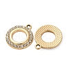 Alloy Rhinestone Pendants PALLOY-S052-04G-2