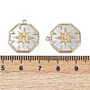 304 Stainless Steel Rhinestone Pendants STAS-L290-68GP-3