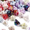 UV Plating Opauqe Acrylic Beads PACR-Q005-07-1
