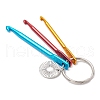 Aluminum Crochet Hooks Keychain KEYC-JKC01013-05-4