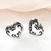 316 Surgical Stainless Steel Stud Earrings EJEW-R022-02AS-2