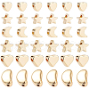 BENECREAT 48Pcs Brass Beads KK-BC0007-24-1