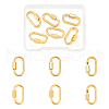 Unicraftale 6Pcs 2 Colors 304 Stainless Steel Screw Carabiner Lock Charms FIND-UN0003-51A-1