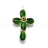 Glass Beads Pendants PALLOY-TA00279-3