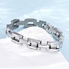 304 Stainless Steel Link Chain Bracelets for Women Men BJEW-R018-04P-2