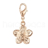 Golden Plated Zinc Alloy Pendants X-HJEW-JM00386-3