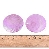 Spray Painted Natural Capiz Shell Pendants SSHEL-T017-15A-3