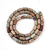 Natural Shoushan Stone Beads Strands G-N346-01A-07-3