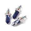 Natural Sodalite Big Pointed Pendants G-I342-01P-05-1