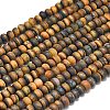 Natural Tiger Eye Beads Strands G-P575-A05-6x4mm-01-2