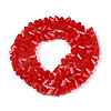 Opaque Glass Beads Strands GLAA-N019-4mm-02-2