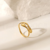 Stainless Steel Cuff Ringds for Women HA1688-3-1