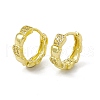 Rack Plating Brass Clear Cubic Zirconia Hoop Earrings for Women EJEW-M213-33G-1