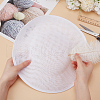 Linen Mini Hat Fascinator Base AJEW-WH0561-32B-3
