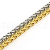 304 Stainless Steel Wheat Chain Bracelet Making STAS-A028-B005-1