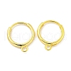 Brass Hoop Earring Findings KK-L211-021G-1