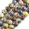 Natural Green Opal Beads Strands G-C179-A24-03-2