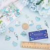 SUNNYCLUE 36Pcs 6 Styles Alloy Enamel Pendants ENAM-SC0004-57-3