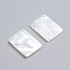 Natural White Shell Mother of Pearl Shell Pendants SSHEL-I024-10-3