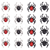WADORN 16Pcs 4 Styles Alloy Rhinestone Pendants RB-WR0001-02-1