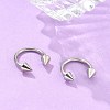 Stainless Steel Nose Septum Rings AJEW-TAC0017-01P-4