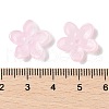 Transparent Spray Paint Glass Beads X-GLAA-Z011-07-3