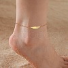 Feather 201 Stainless Steel Link Anklets for Women FS-WGD6197-02-1