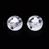 Transparent Clear Acrylic Beads X-TACR-T008-03-3