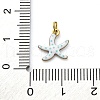304 Stainless Steel Enamel Charms STAS-E550-40G-03-3