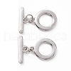 Brass Toggle Clasps KK-E068-VC177-2