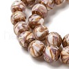 Gold Sand Lampwork Beads Strands LAMP-E036-06A-3