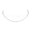 304 Stainless Steel Wave Link Chain Necklaces NJEW-JN05164-02-2