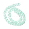 Transparent Glass Beads Strand GLAA-K057-01E-3