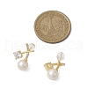 Mother's Day Jewellery Natural Pearl Ear Studs EJEW-P286-45G-3