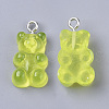 Resin Pendants X-CRES-T017-001G-1