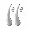 304 Stainless Steel Stud Earrings for Women IL8099-1-1