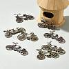 8Pcs 4 Styles Tibetan Style Alloy Pendants FIND-FS0002-59-9