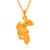 Stainless Steel Half Skull Pendant Necklaces for Women FV7177-2-2