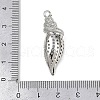 Brass Micro Pave Cubic Zirconia Pendants KK-A260-02P-3